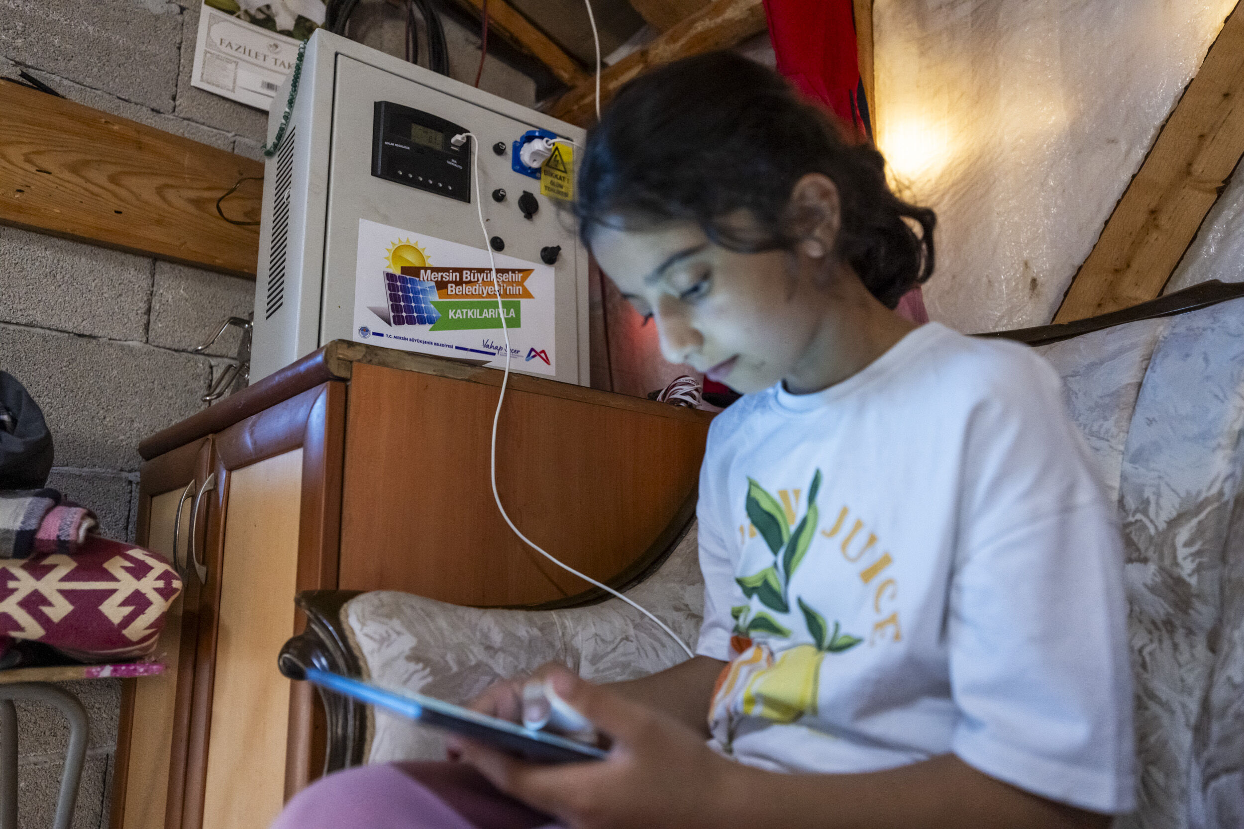 Büyükşehi̇r İle Kil Çadirlar Aydinlaniyor (6)