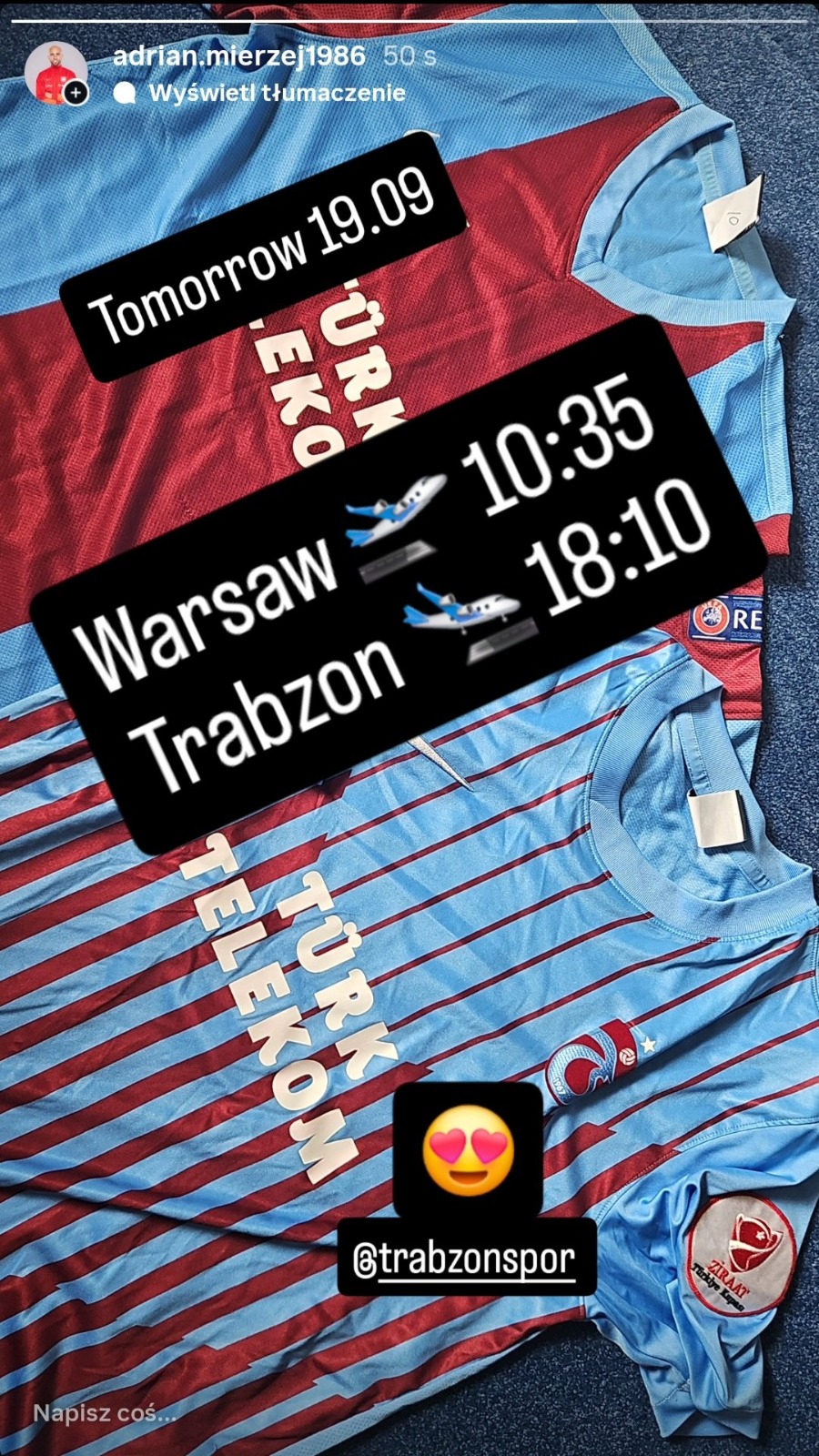 T R A B Z O N S P O R’ U N U N U T U L M A Z Y I L D I Z I A D R I A N 923161 274282