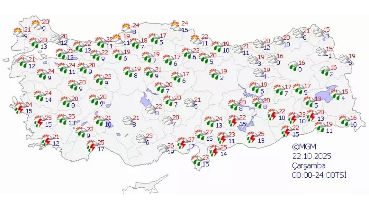 45 Il Yağış Uyarısı (2)