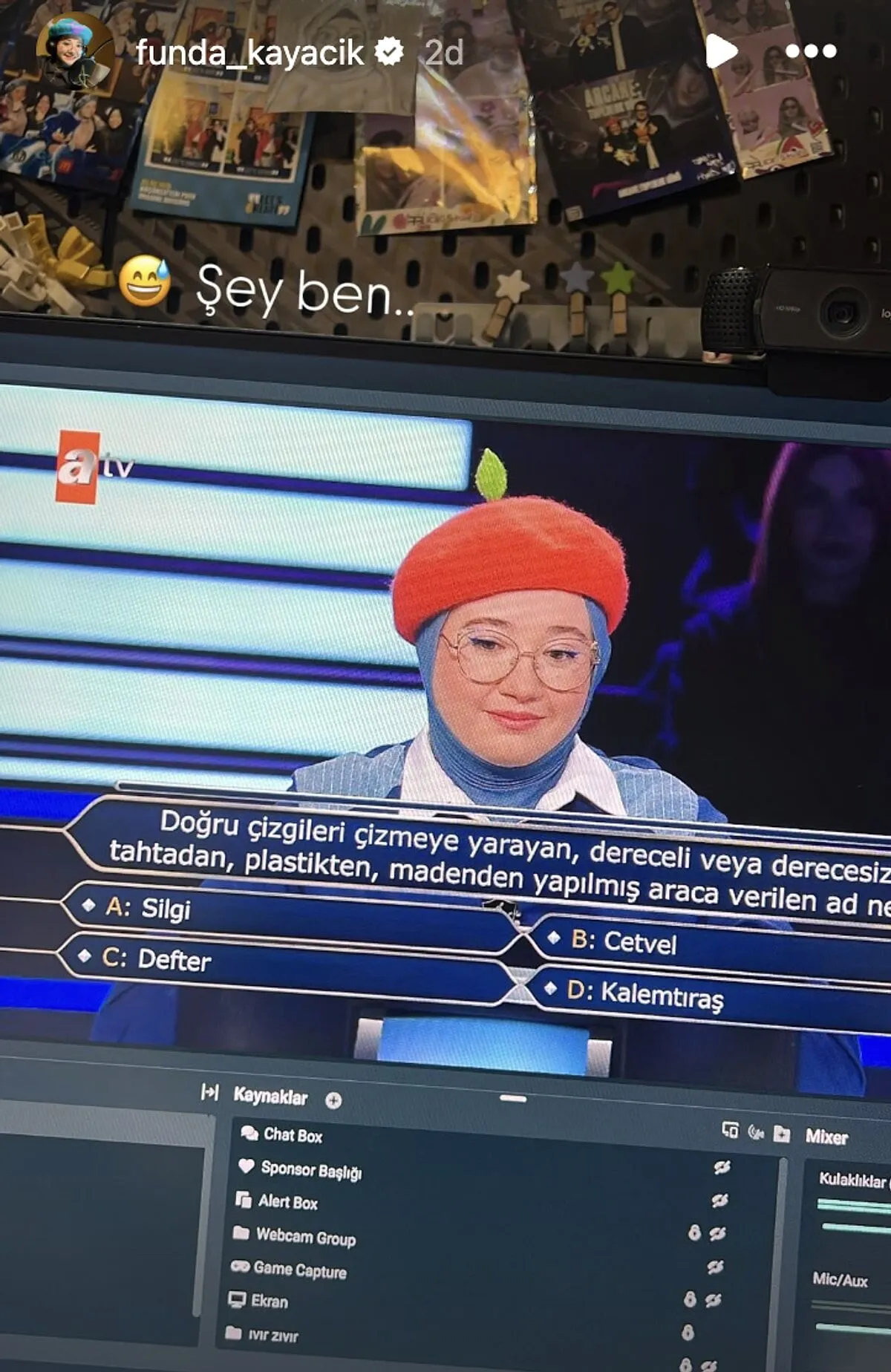 O Ses Türkiye’nin Dikkat Çeken Ismi Funda Kayacık Bilgi Yarışmasında Elendi (2)