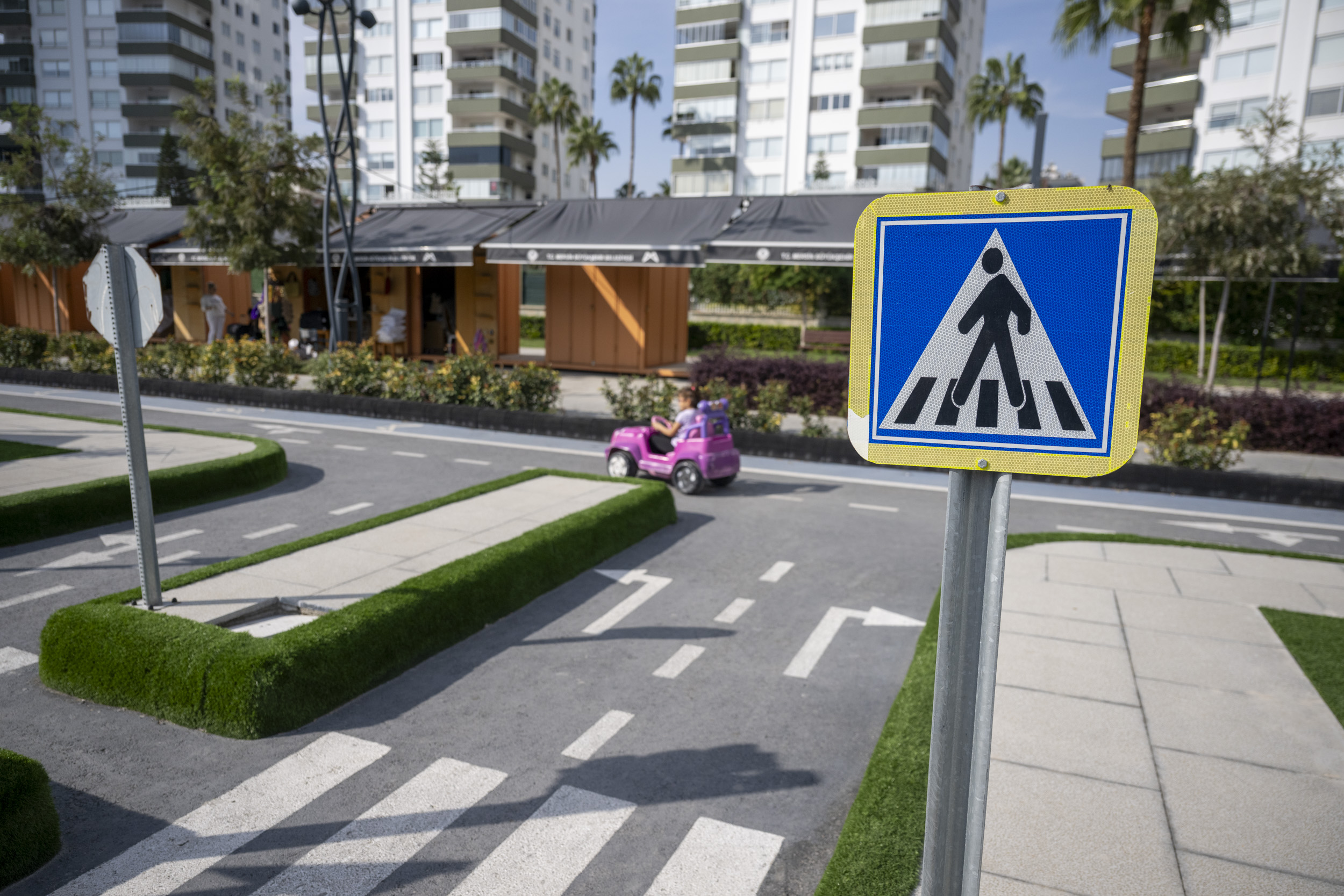 Büyükşehi̇r Trafi̇k Park Ara Tati̇l Dolayisiyla Çocuklarla Doldu Taşti (5)