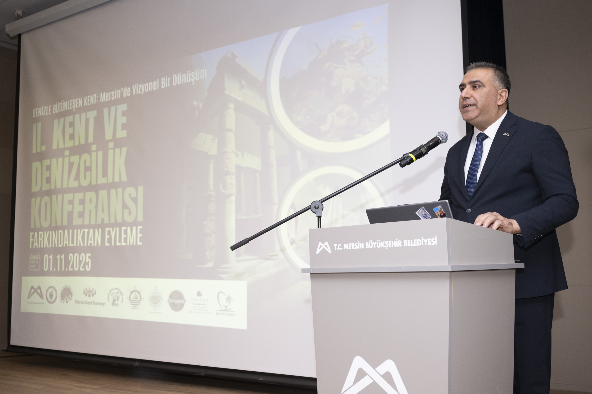 Deni̇z Kenti̇ Mersi̇n’de Vi̇zyonel Bi̇r Konferans 2. Kent Ve Deni̇zci̇li̇k Konferansi Düzenlendi̇ (5)