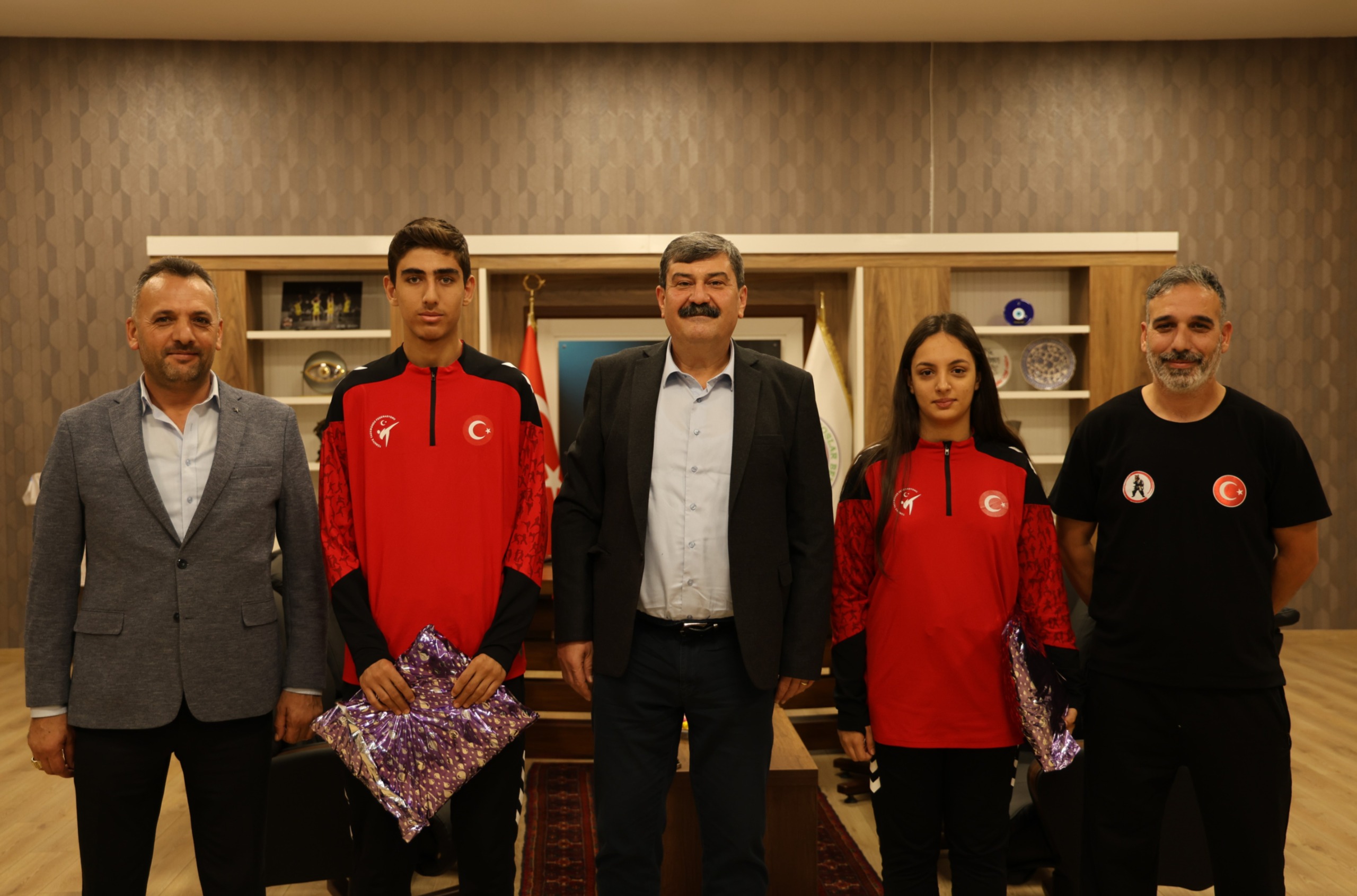 Başkan Yıldız Şampiyonları Ağırladı (2)