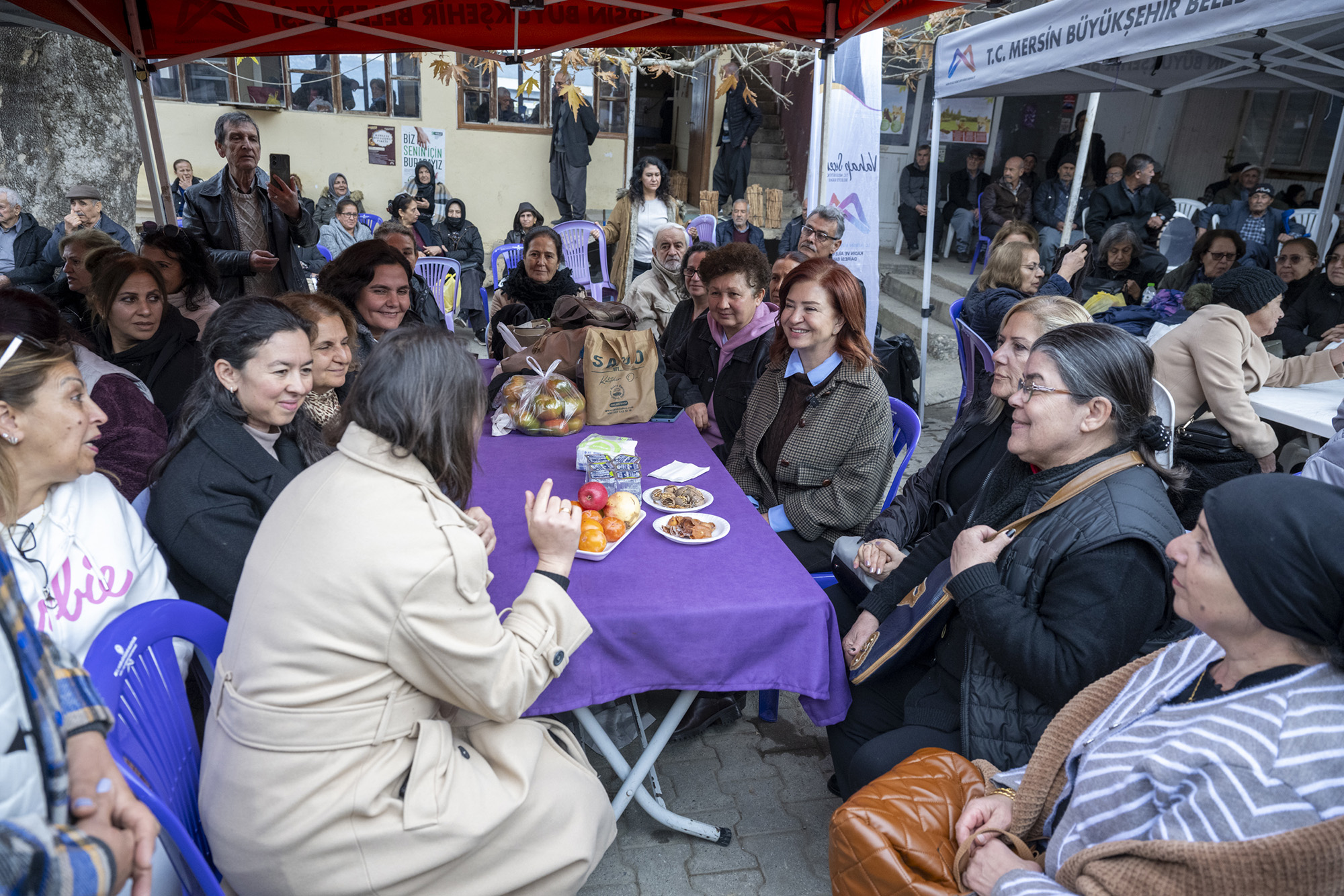 Büyükşehi̇’i̇n “Kirsal Mahalle Buluşmalari” Çamliyayla’nin Daripinari Mahallesi̇’nde Gerçekleşti̇ (13)