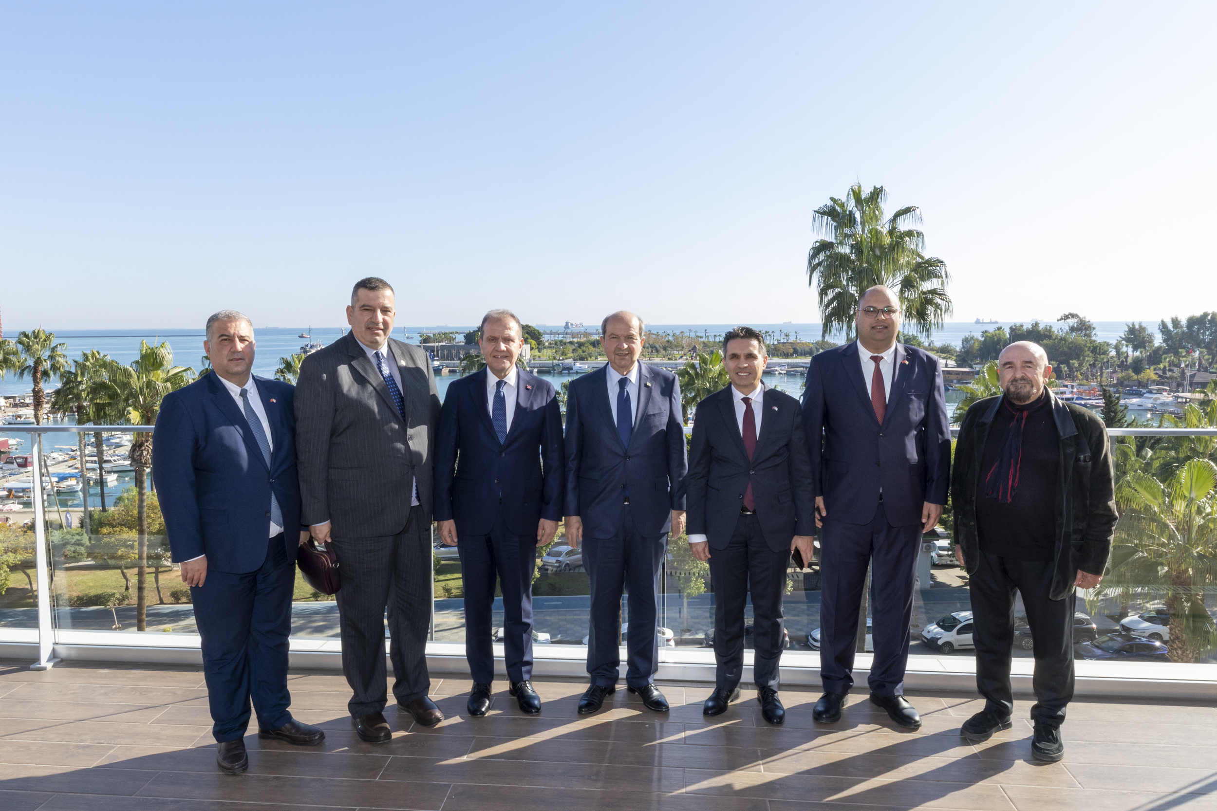 Kktc’ni̇n 5. Cumhurbaşkani Tatar’dan Başkan Seçer’e Zi̇yaret (2)