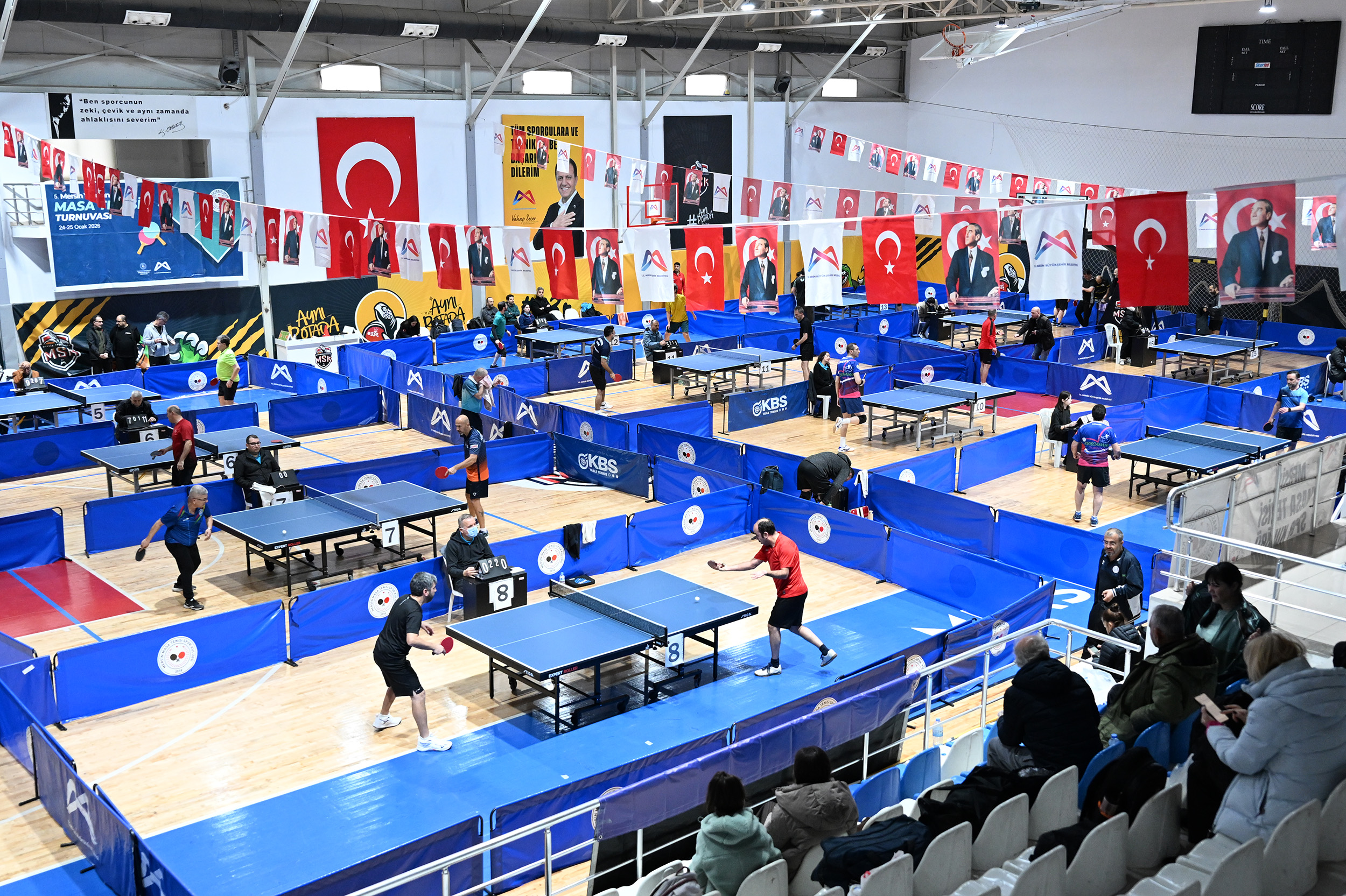 Büyükşehi̇r’i̇n Destekleri̇yle, 5. Ulusal Masa Teni̇si̇ Veteran Turnuvasi Düzenlendi̇ (3)