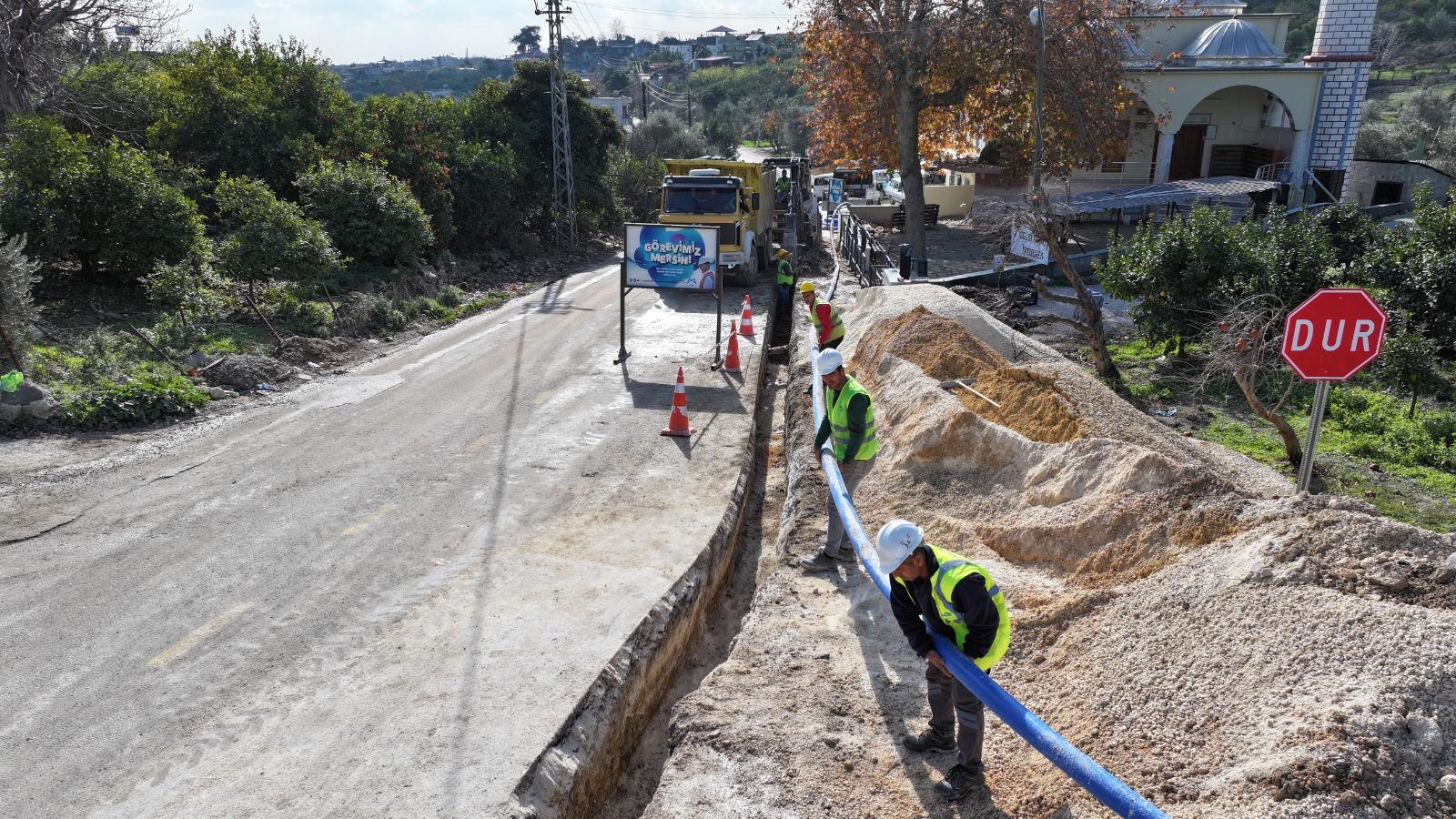 Meski̇ Genel Müdürlüğü,Hacihali̇larpaç’in İçme Suyu Altyapisini Yeni̇ledi̇ (1)