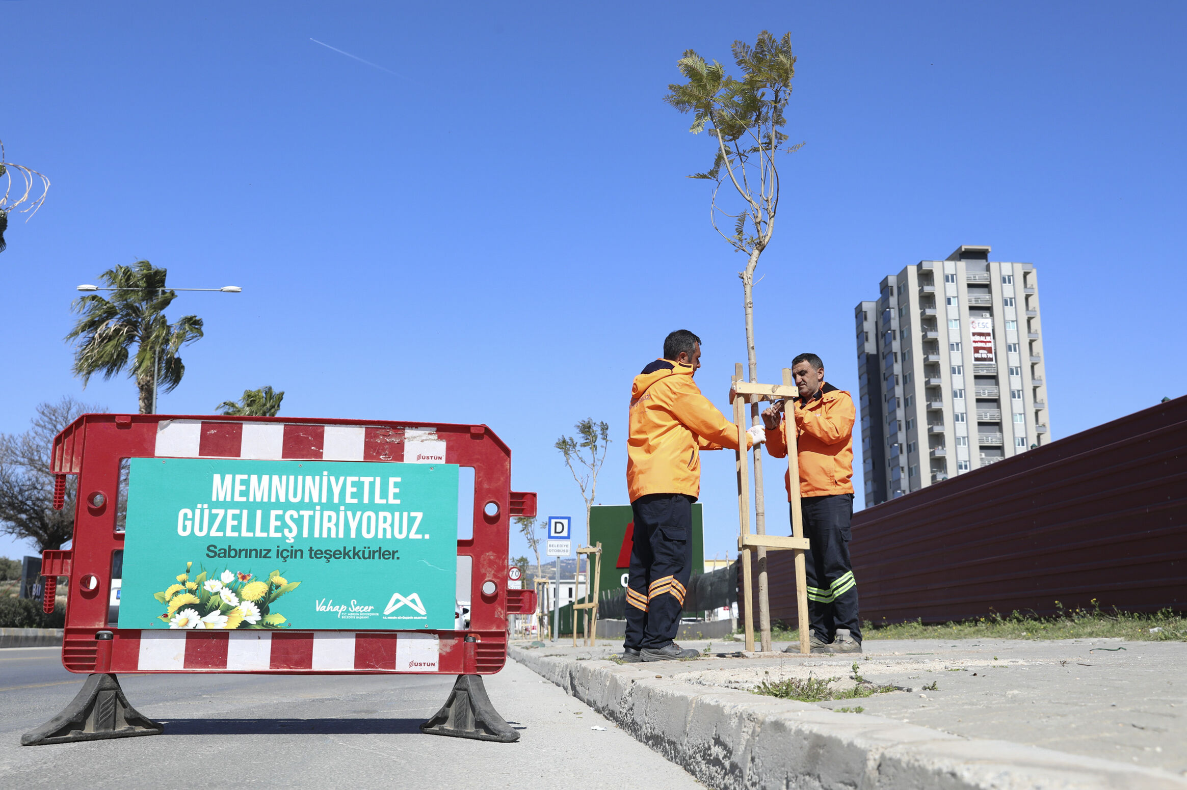 Mersi̇n Büyükşehi̇r’den ‘Ağaçlandirma Kampanyasi’ (1)