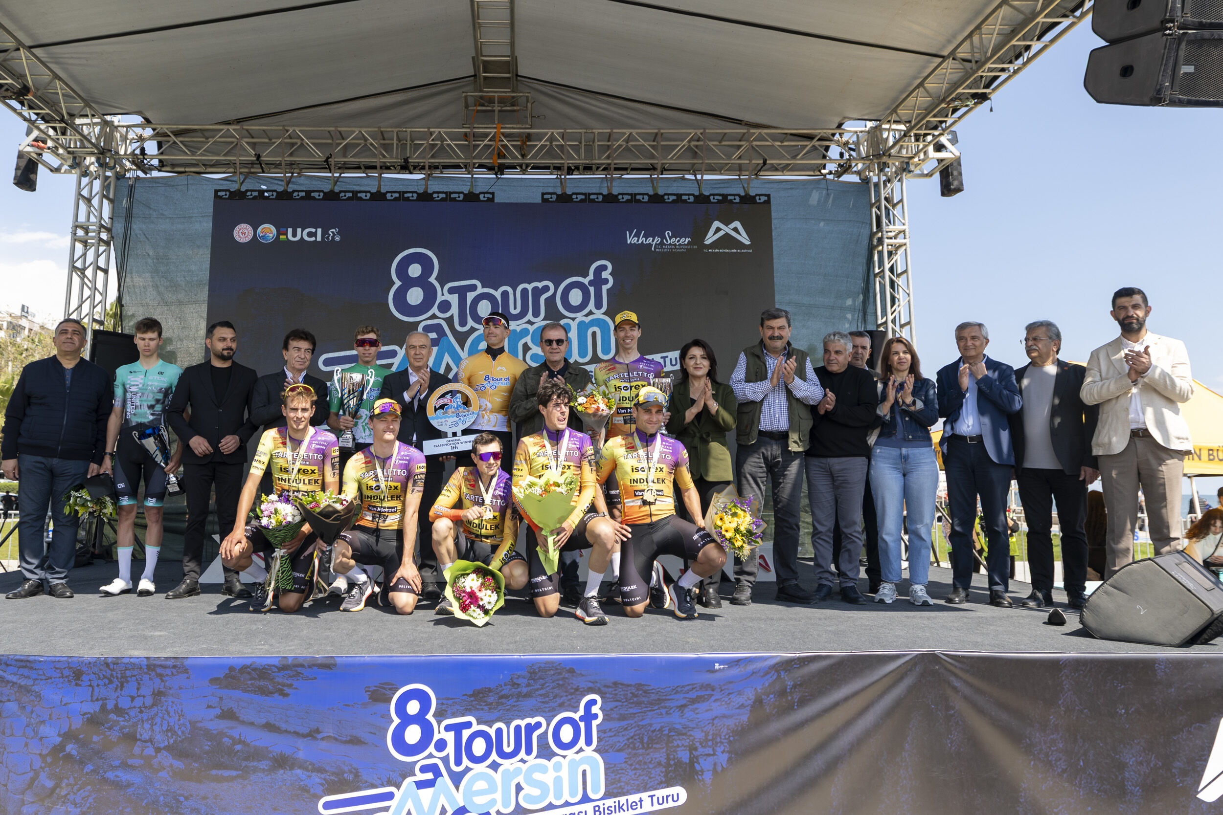 8. Tour Of Mersi̇n Uluslararasi Bi̇si̇klet Turu Heyecan Dolu Fi̇nali̇ İle Sona Erdi̇ (9)