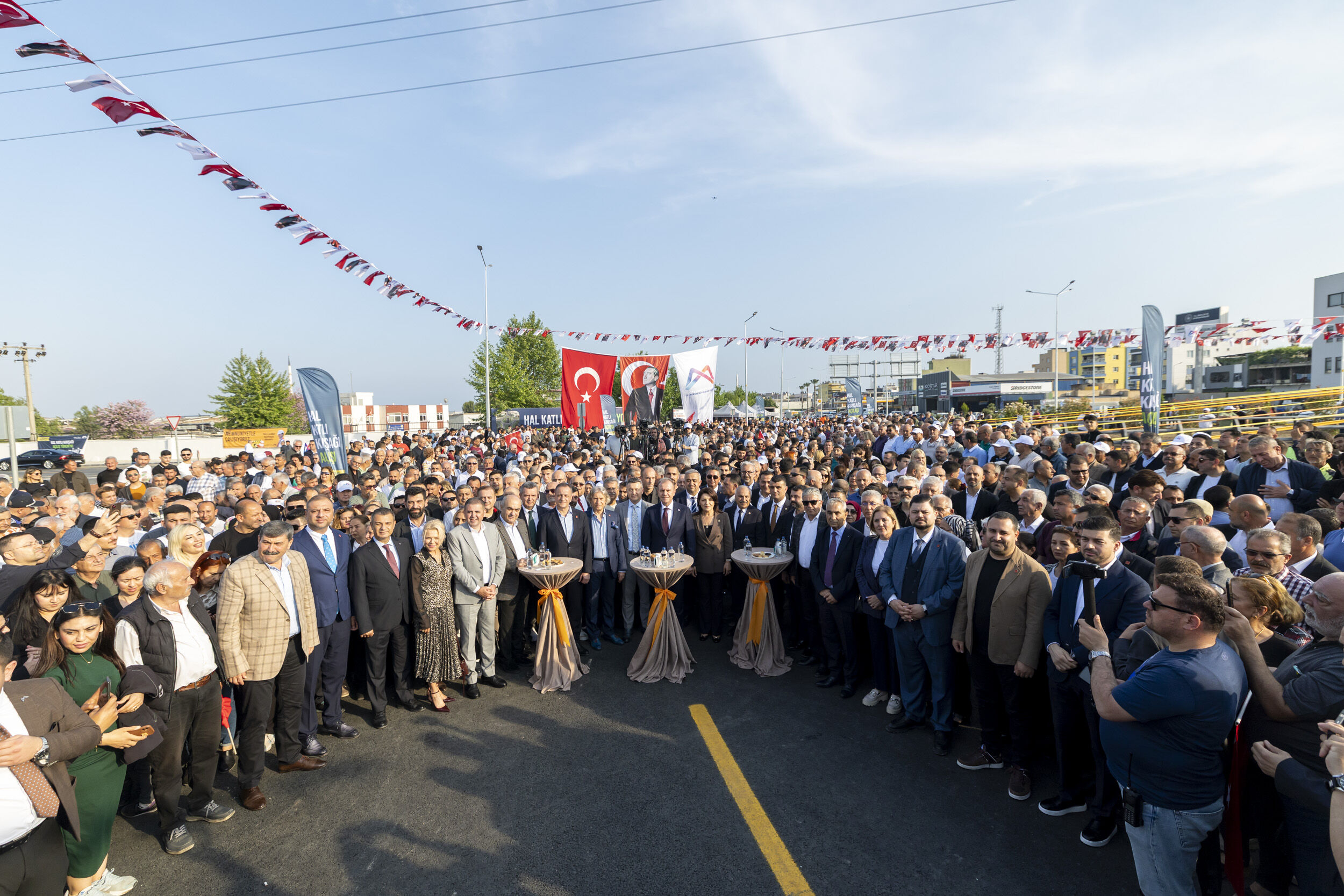 Mersi̇n Büyükşehi̇r’den Ulaşima Dev Yatirim Hal Katli Kavşaği Açildi (6)