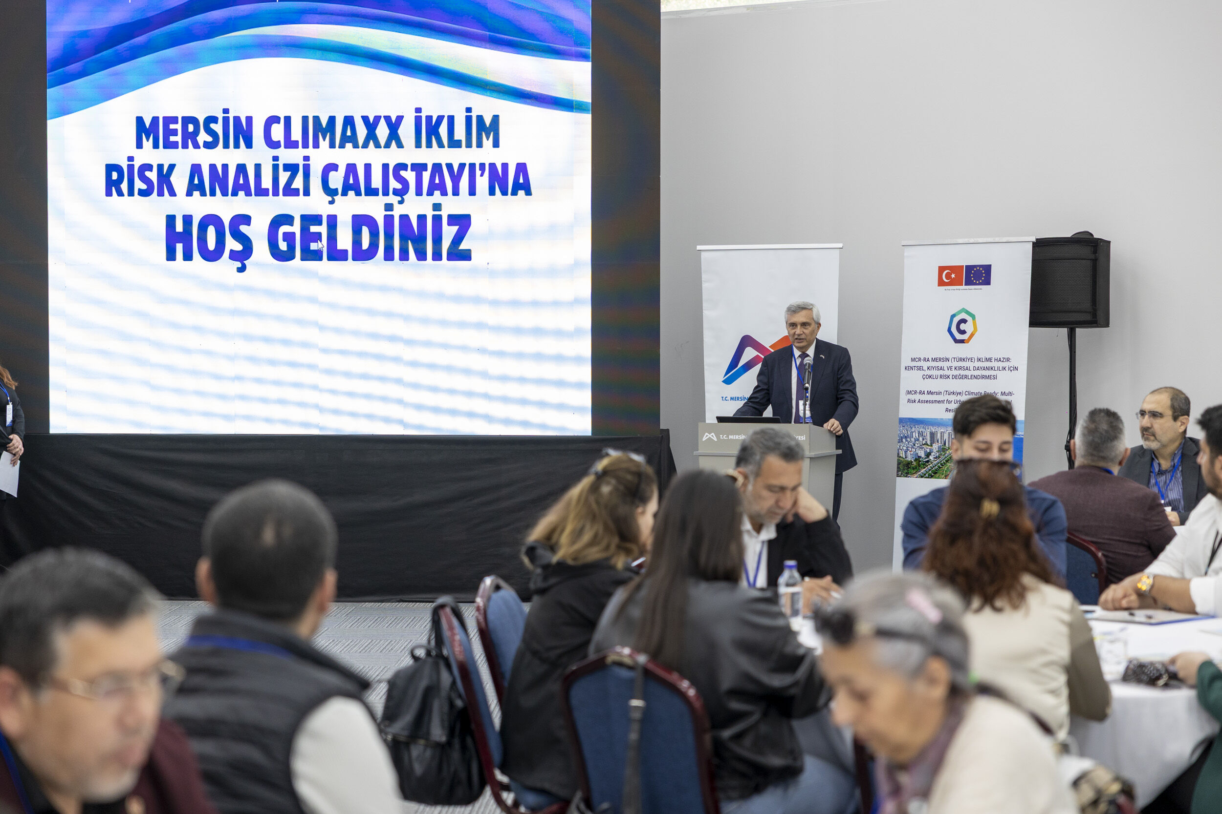 Mersi̇n’de İkli̇m Ri̇skleri̇ne Karşi Ortak Akil Climaax İkli̇m Ri̇sk Anali̇zi̇ Çaliştayi Düzenlendi̇ (1)