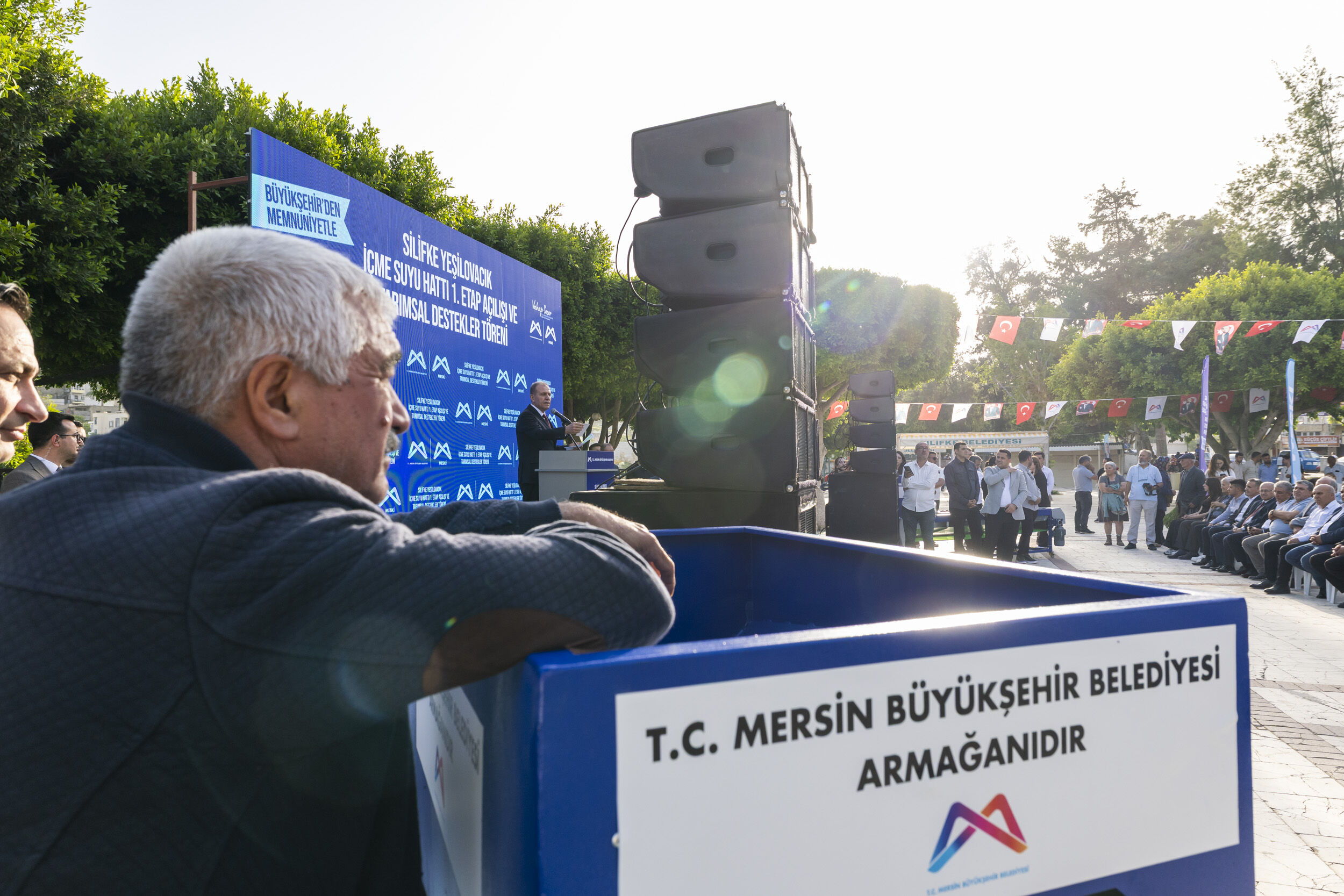 Başkan Seçer Ve Meral Seçer, ‘Si̇li̇fke Yeşi̇lovacik İçme Suyu 1. Etap Açilişi Ve Tarimsal (4)