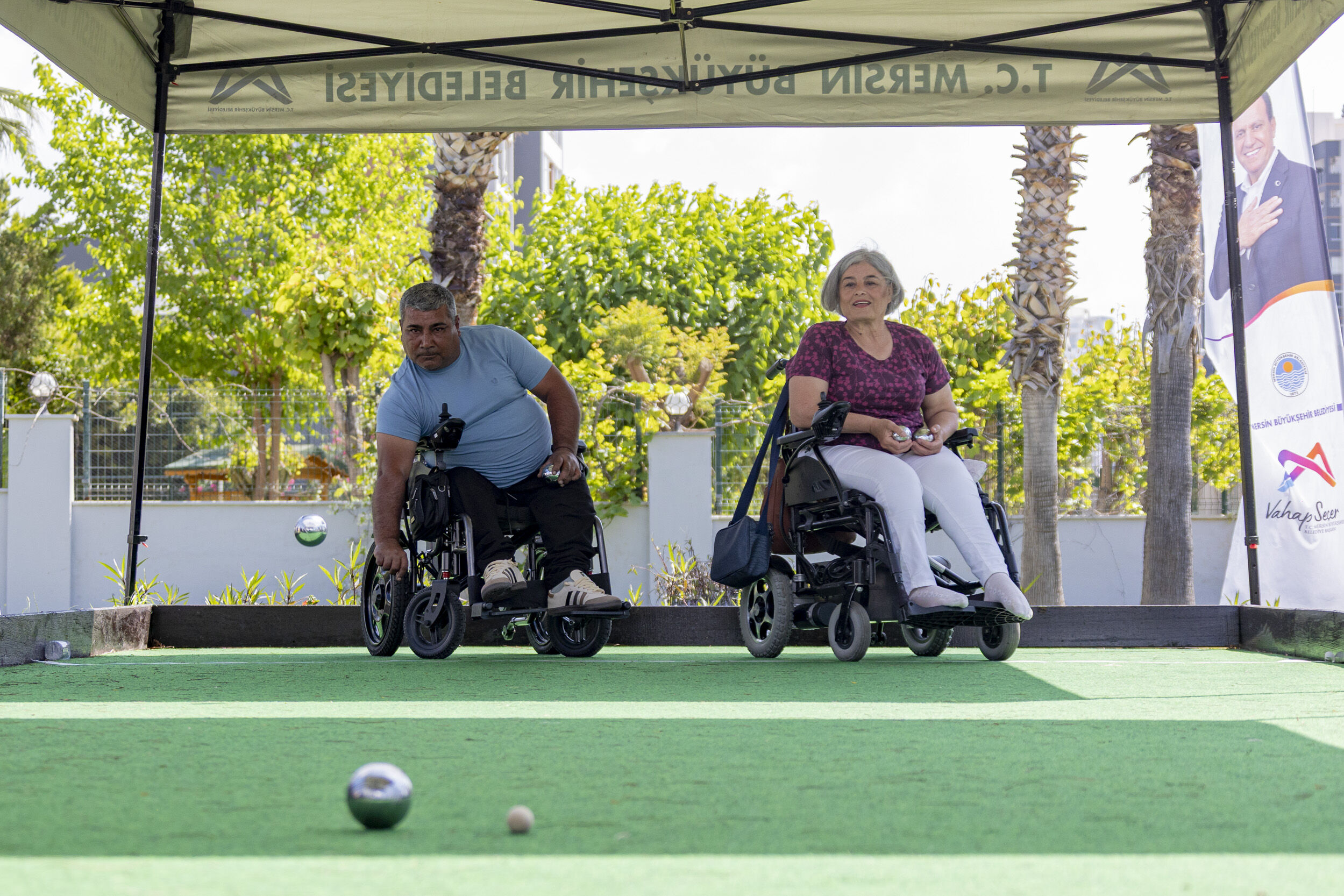 Mersi̇n Büyükşehi̇r’den Engelleri̇ Aşan Bocce Turnuva (3)