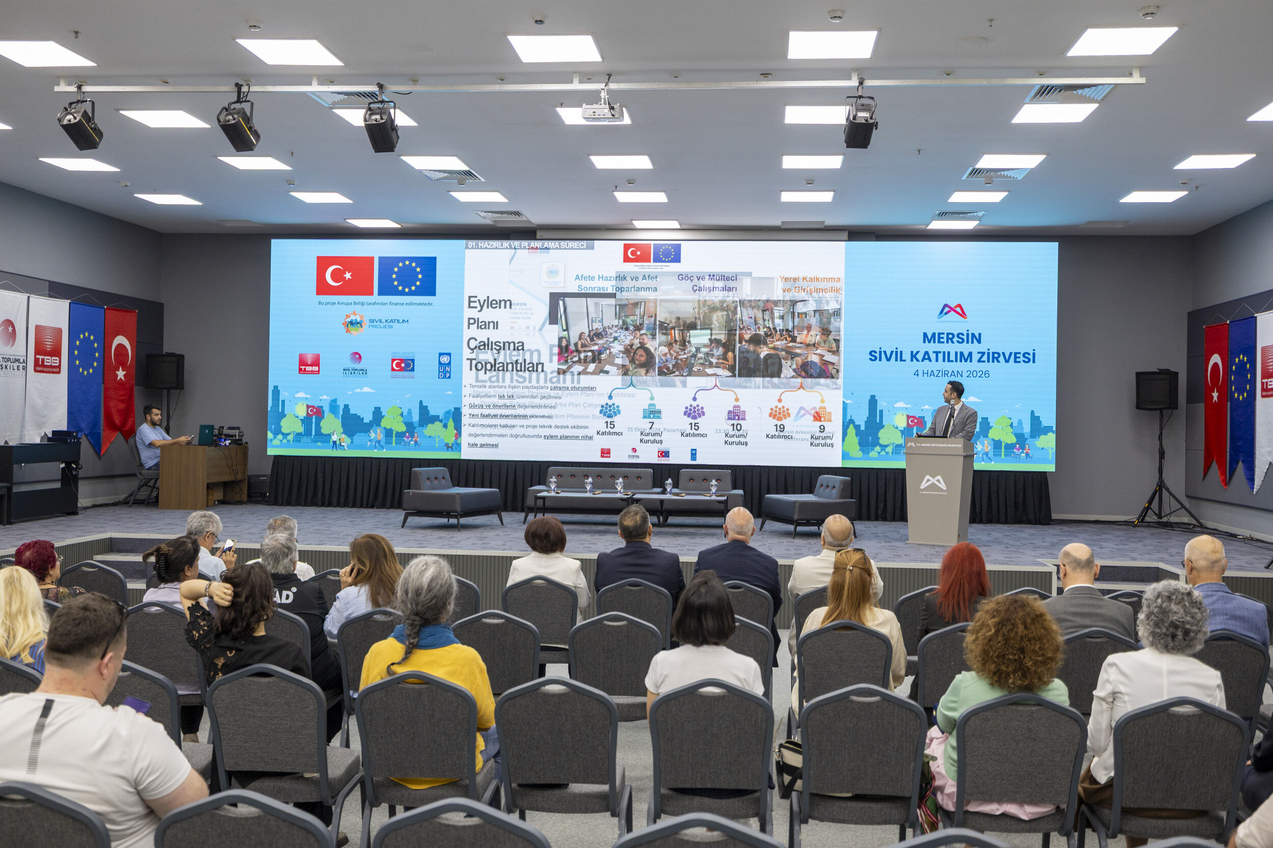 Başkan Seçer, Yerel Demokrasi̇yi̇ Güçlendi̇ren ‘Mersi̇n Si̇vi̇l Katilim Zi̇rvesi̇’ne Katildi (15)