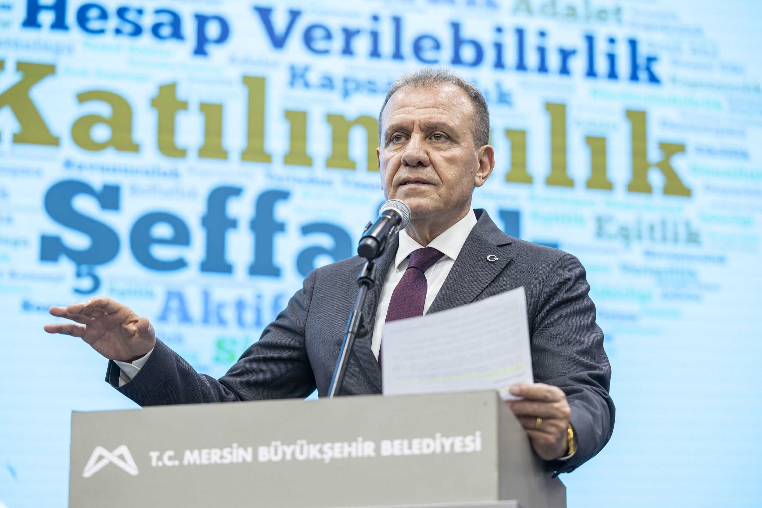 Başkan Seçer, Yerel Demokrasi̇yi̇ Güçlendi̇ren ‘Mersi̇n Si̇vi̇l Katilim Zi̇rvesi̇’ne Katildi (9)