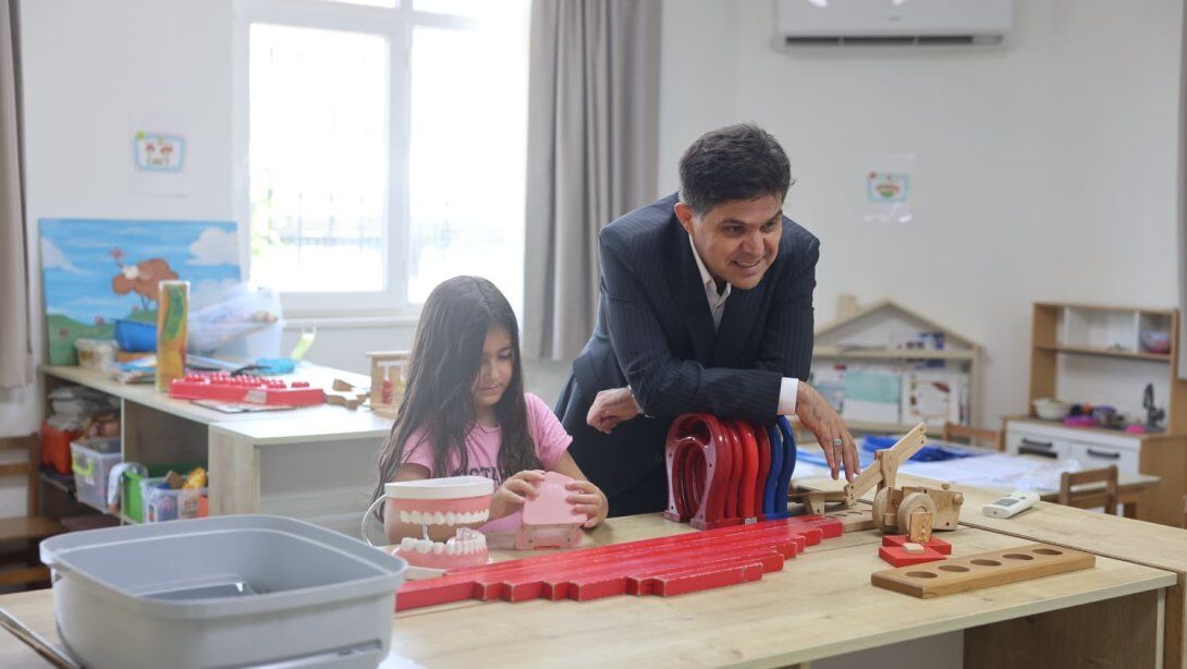 İl Milli Eğitim Müdürü Muhammed Özdemirci'den Dumlupınar Anaokuluna ziyaret