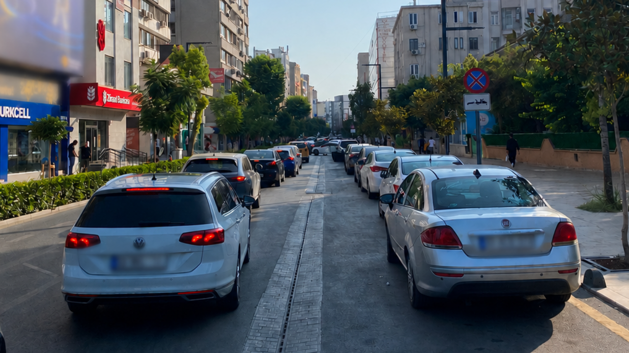 Mersin çarşı trafiğinde vatandaşlar yolda zaman kaybediyor