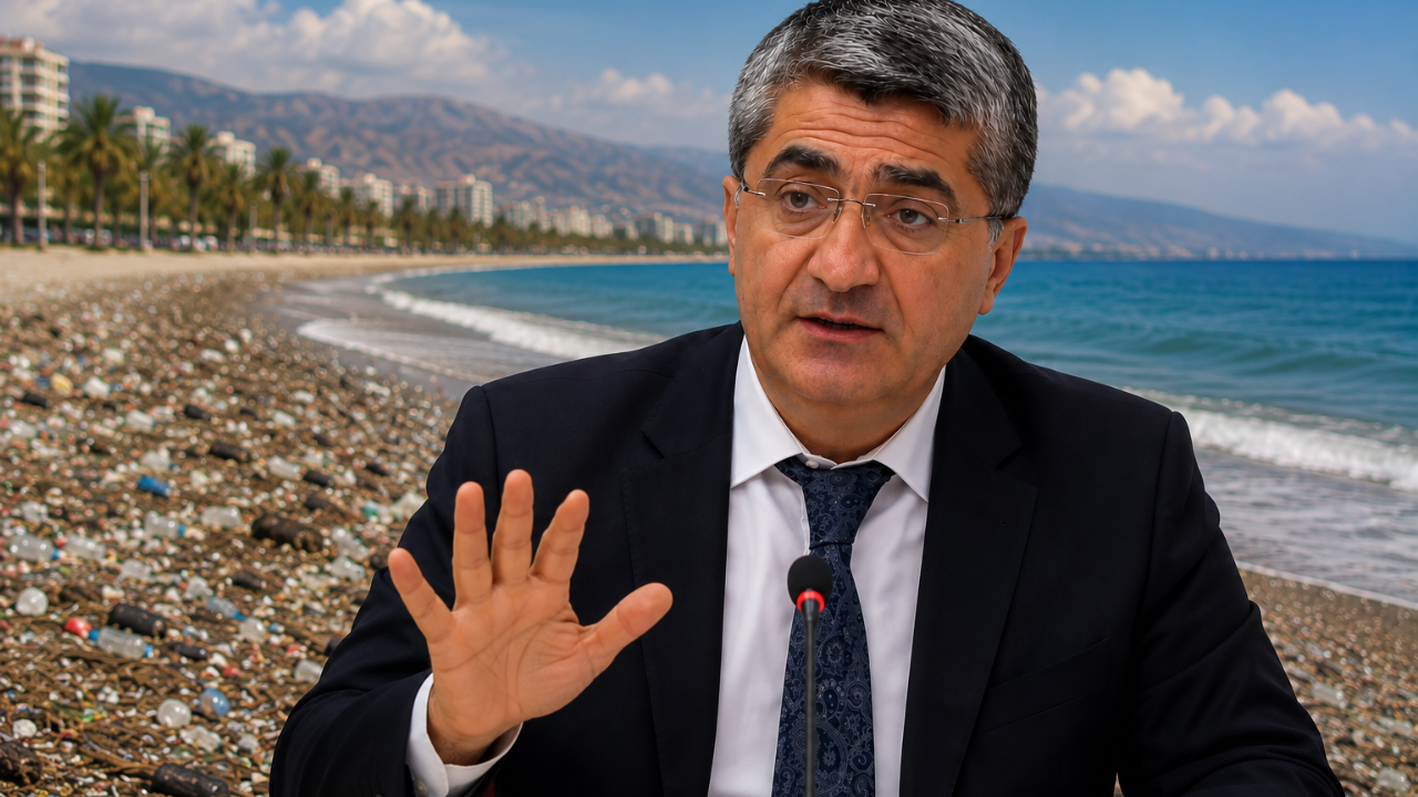 Milletvekili Ekmen: "Mersin sahilleri plastik atık tehdidi altında"