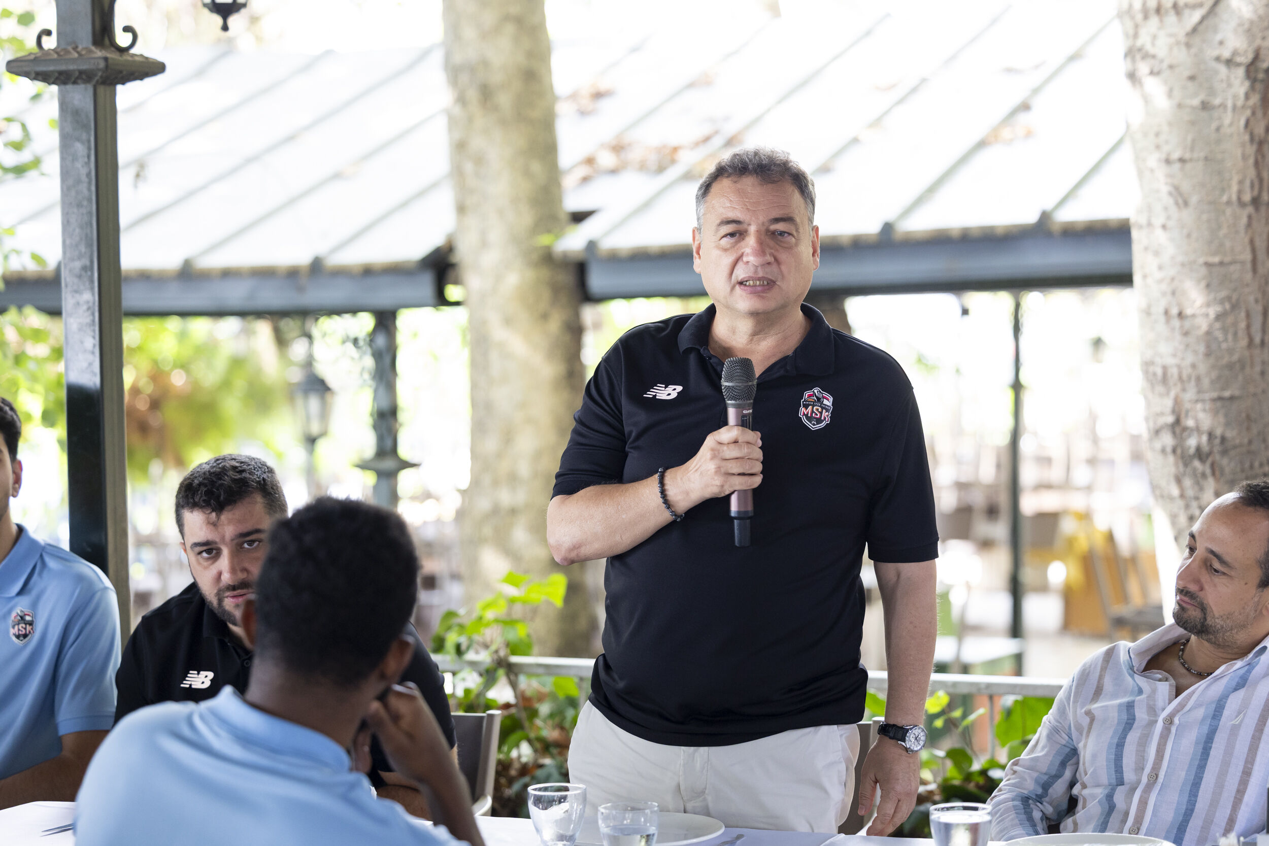 Başkan Seçer, Msk Erkek Basketbol Takimi İle Bi̇r Araya Geldi̇ (7)