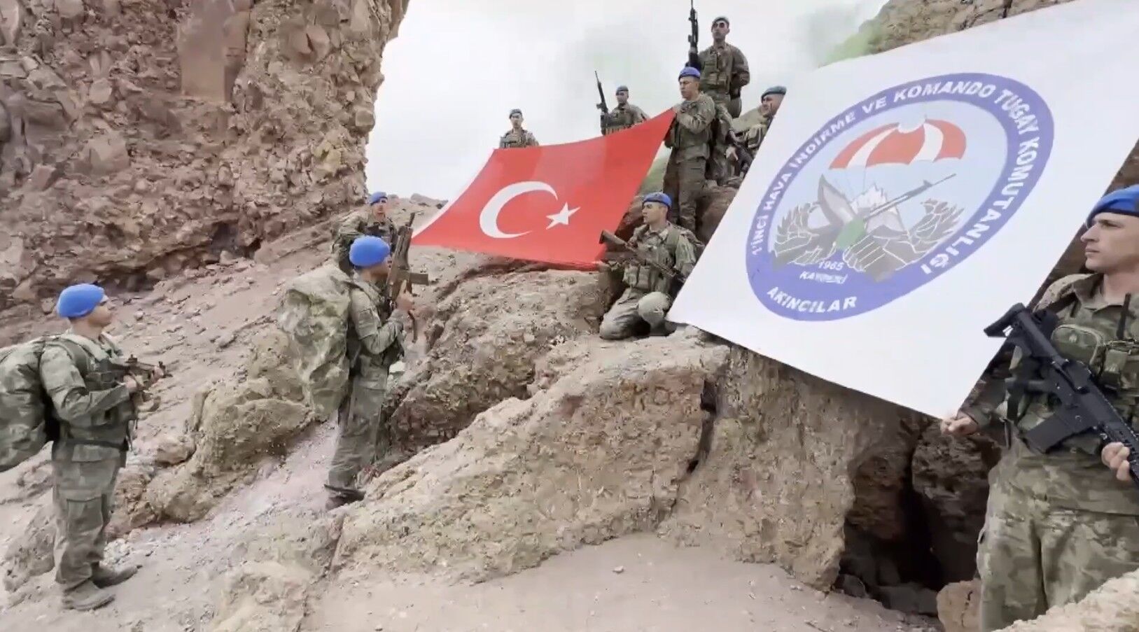 Komandolar, Somalili askerlerle Erciyes'e tırmandı