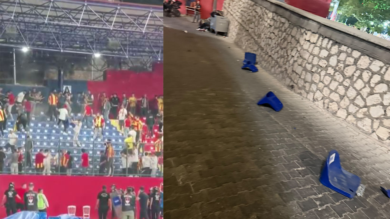 Taraftarların kırdığı koltuklar için suç duyurusu