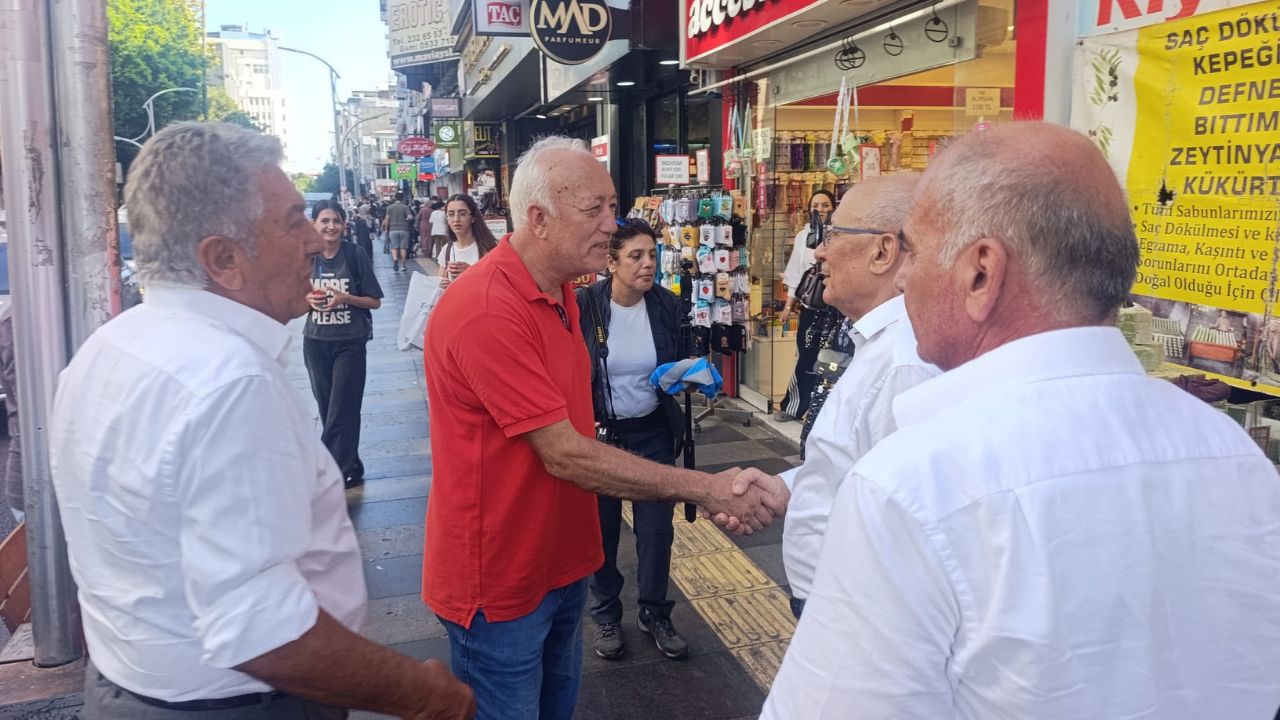 Mersin'de İyi̇ Parti’den Esnaf Ziyareti