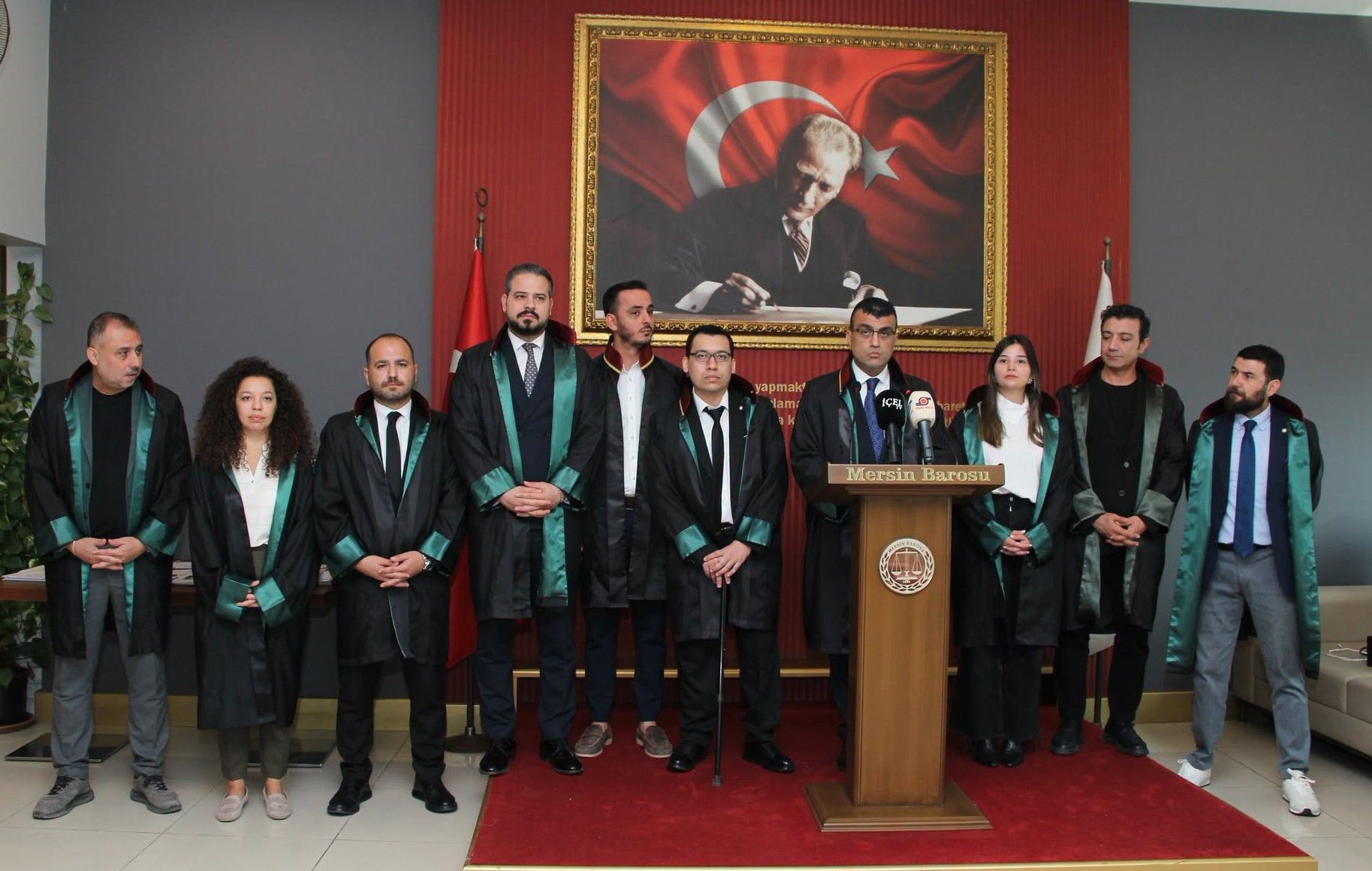 Mersin Barosu: “Biz sizi adliyede ve emniyette göremedik, Sayın Başkan”