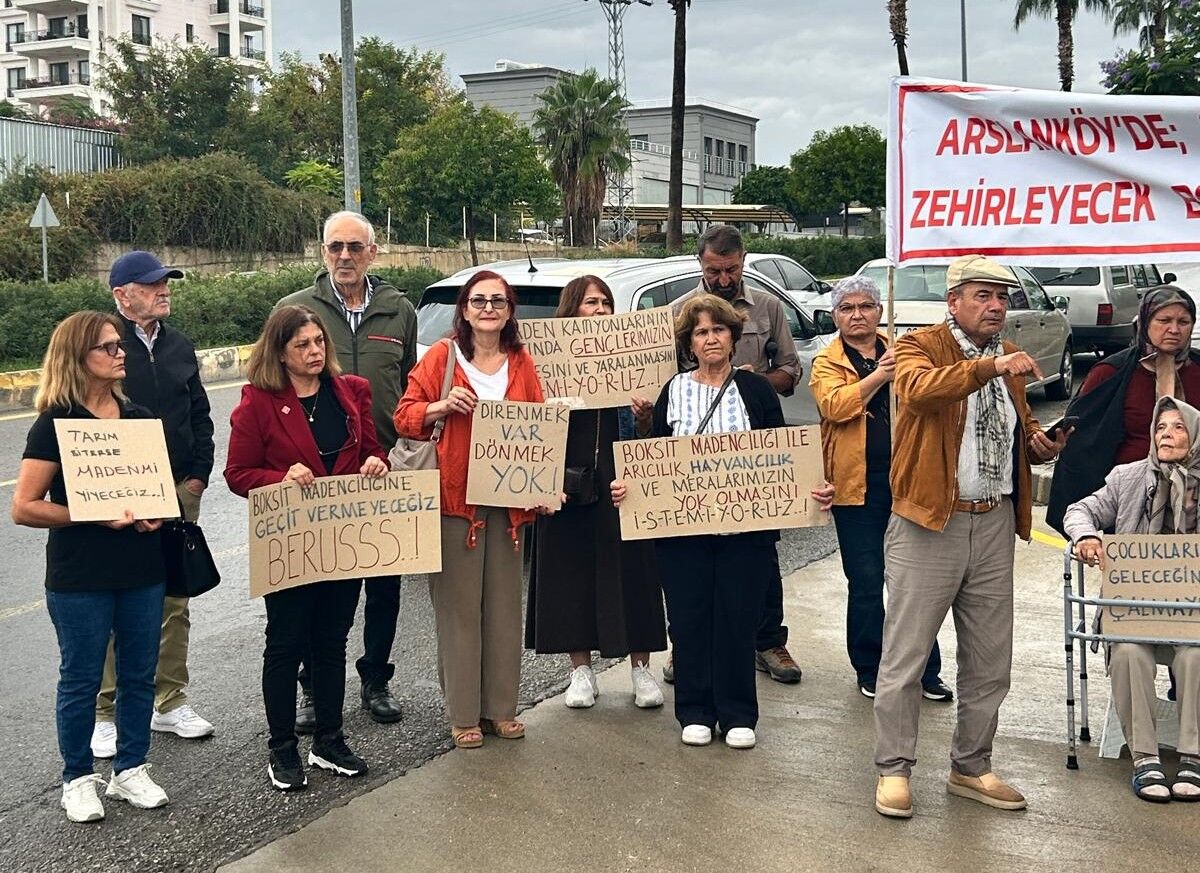 Arslan Köydeki Boksit Maden Ocağına Tepki