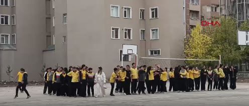 Okulda deprem ve tahliye tatbikatı