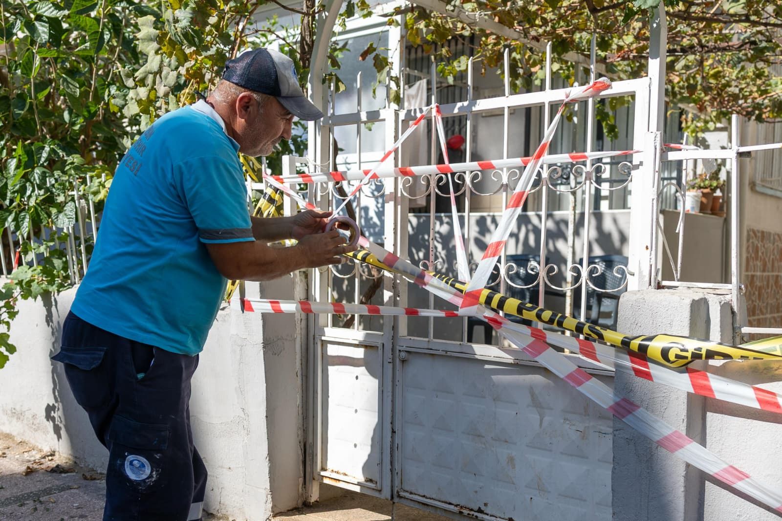 Yenişehir Belediyesi Çökme Bölgesinde Tüm Önlemleri Aldı (7)