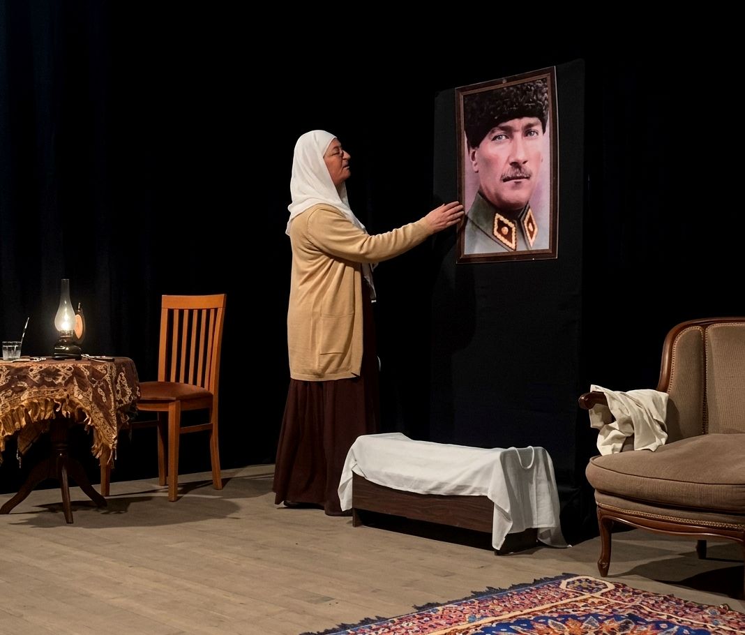 ‘Zübeyde Hanım’ sahnede büyüledi