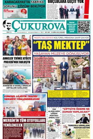Çukurova Gazetesi 18-06-2025