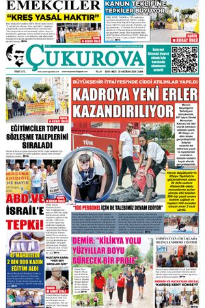 Çukurova Gazetesi 20-06-2025