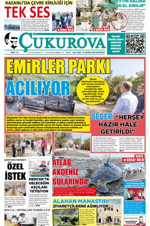 Çukurova Gazetesi 23-06-2025