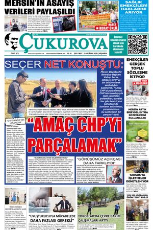 Çukurova Gazetesi 25-06-2025