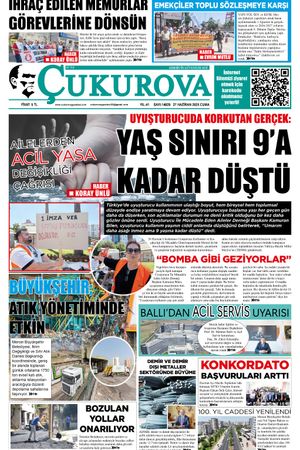 Çukurova Gazetesi 27-06-2025