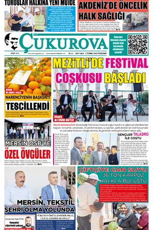 Çukurova Gazetesi 03-07-2025