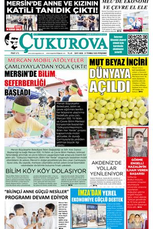 Çukurova Gazetesi 31-07-2025