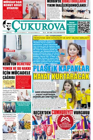 ÇUKUROVA GAZETESİ 01-09-2025