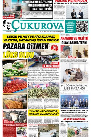 Çukurova Gazetesi 07-08-2025