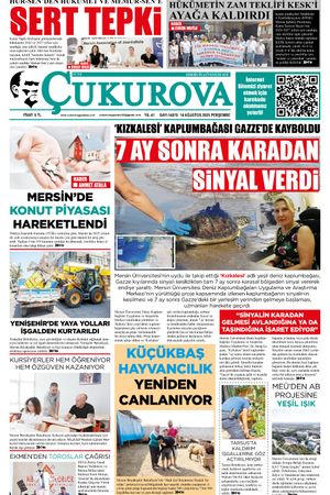 Çukurova Gazetesi 14-08-2025