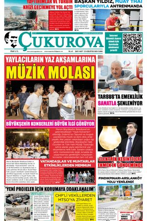 Çukurova Gazetesi 22-08-2025