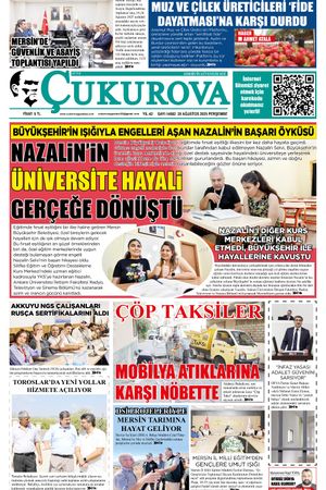 Çukurova Gazetesi 28-08-2025