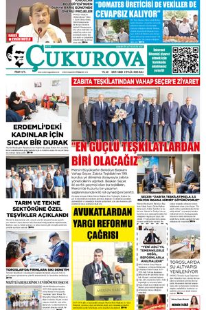Çukurova Gazetesi 02-09-2025