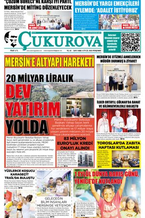 Çukurova Gazetesi 04-09-2025