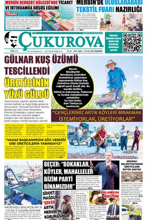 Çukurova Gazetesi 11-09-2025