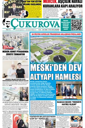 Çukurova Gazetesi 17-09-2025