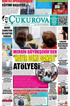 Çukurova Gazetesi 18-11-2025