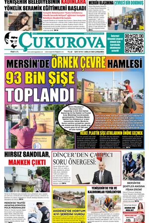 Çukurova Gazetesi 03-12-2025