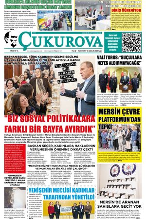 Çukurova Gazetesi 09-12-2025